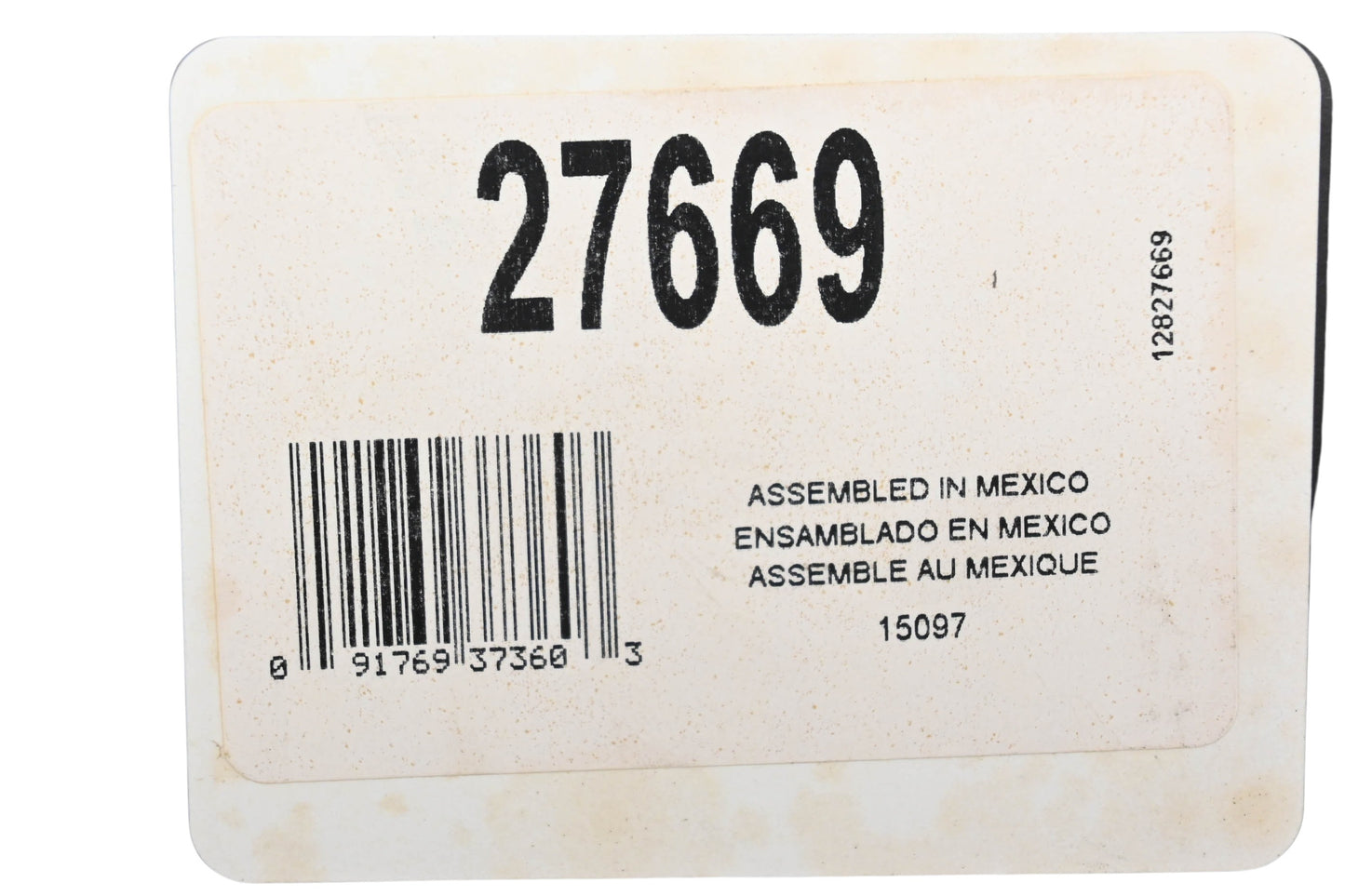 Parts Master 27669 Spark Plug Wire Kit NOS