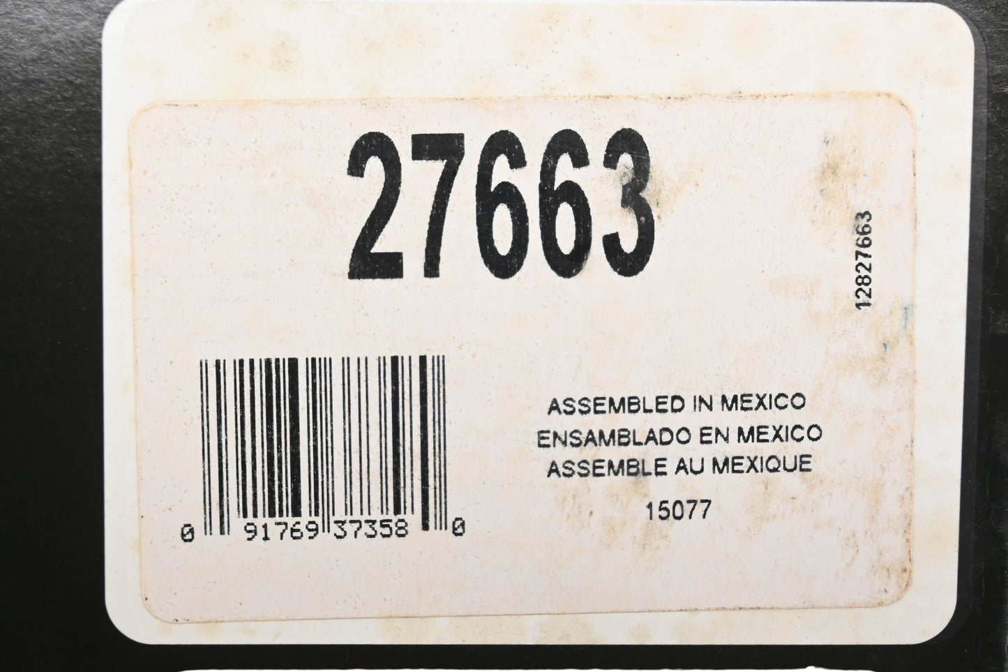 Parts Master 27663 Spark Plug Wire Kit NOS