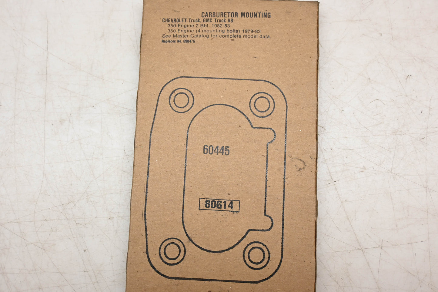 Fel-Pro 60445, 698476 Carburetor Mounting Gasket NOS