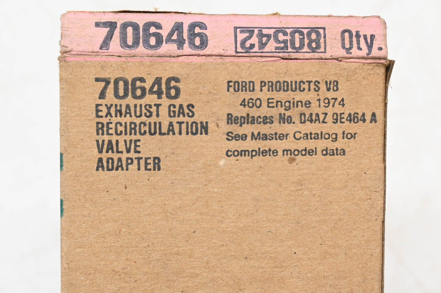 Fel-Pro 70646, D4AZ-9E464-A EGR Valve Gasket NOS