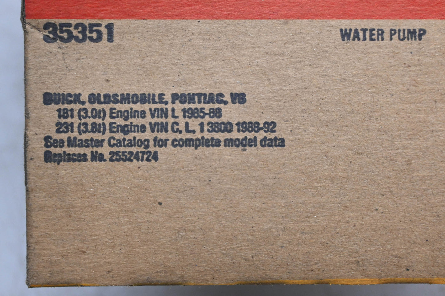 Fel-Pro 35351 Water Pump Gasket NOS