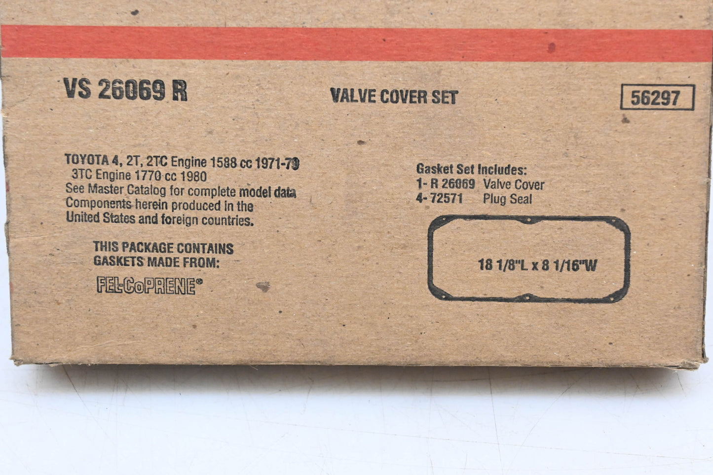 Fel-Pro VS 26069 R Valve Cover Gasket Kit NOS