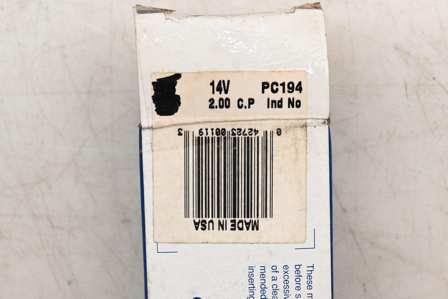 Wagner PC194 Instrument Panel Light Bulbs Qty 9 NOS