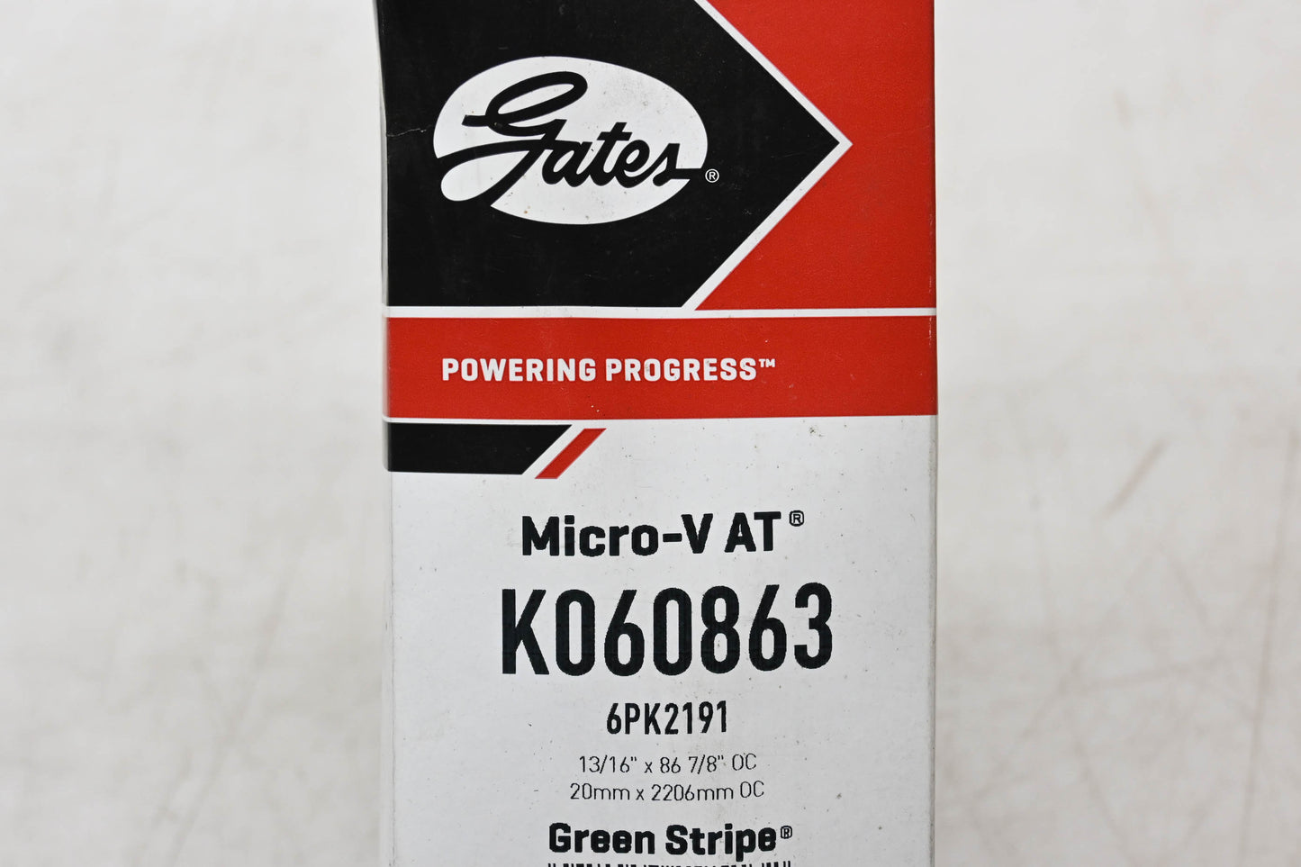 Gates K060863, 6PK2191 Micro-V Serpentine Belt NOS