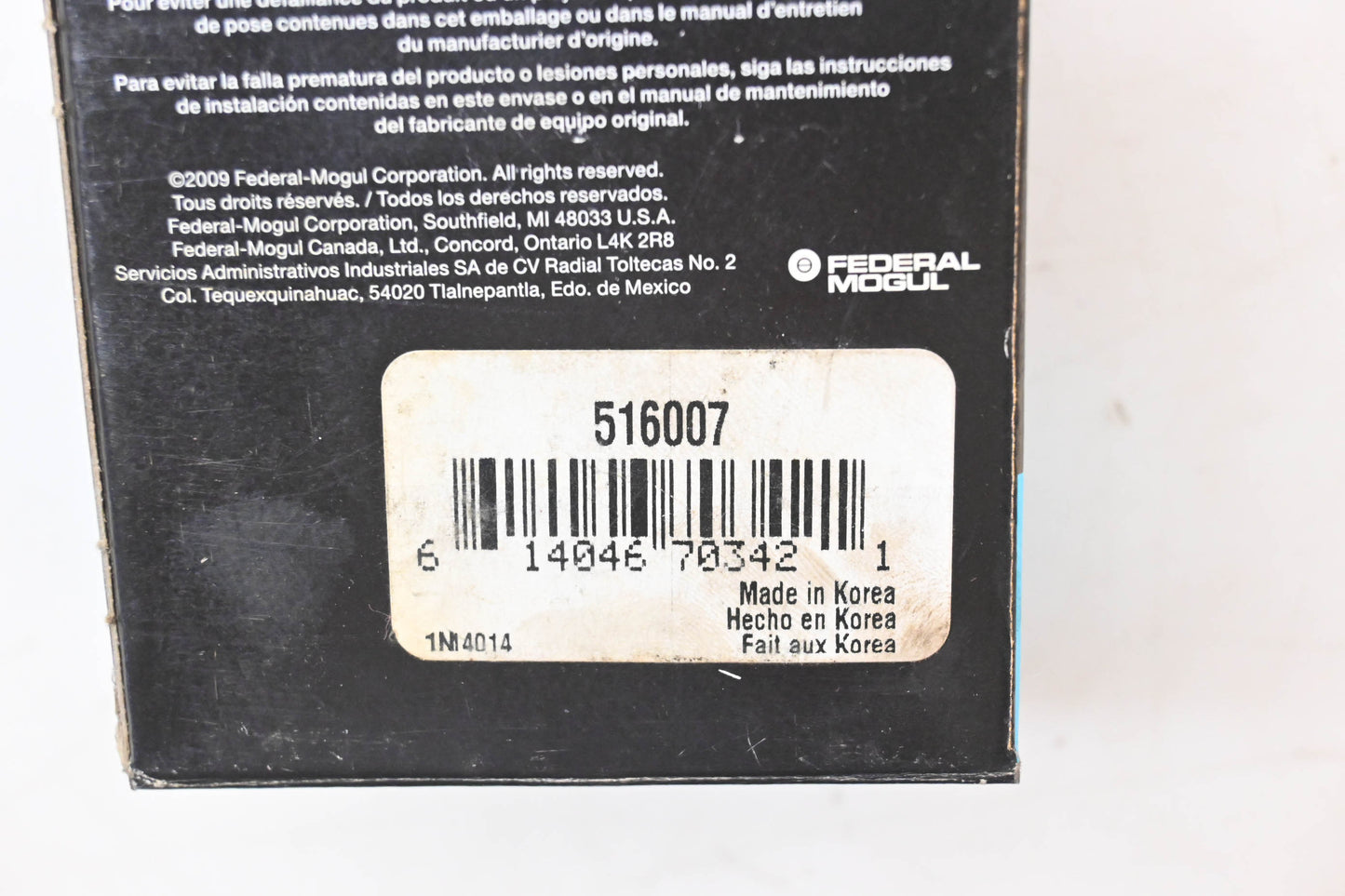 National 516007, IJ221001 Federal Mogul Wheel Bearing NOS