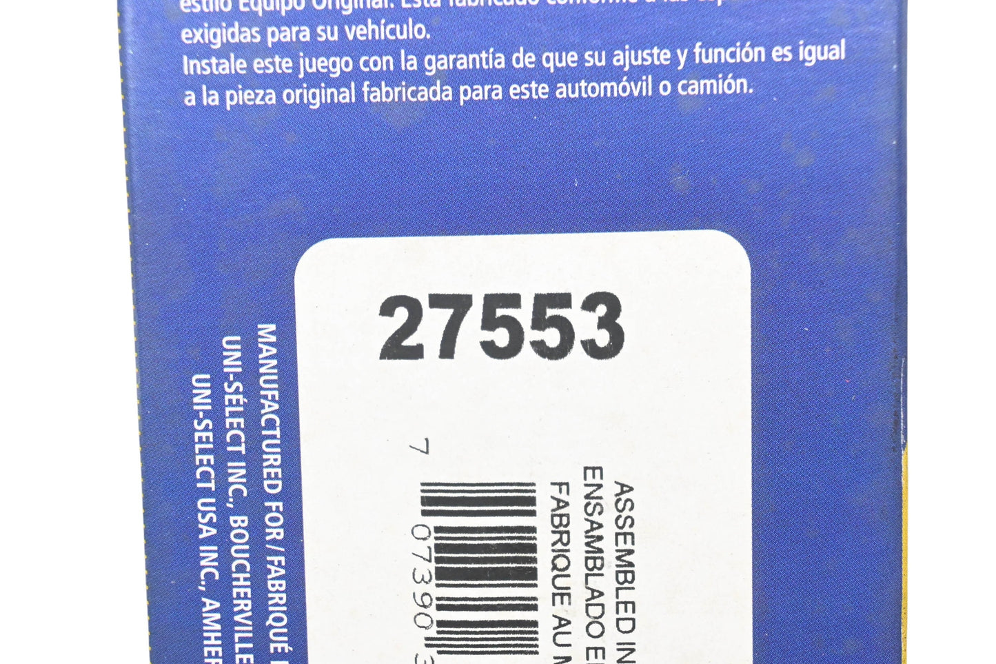 Auto Extra 27553 Spark Plug Wire Kit NOS