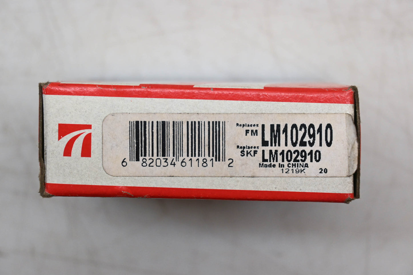 Precision LM102910 Tapered Roller Bearing Race NOS