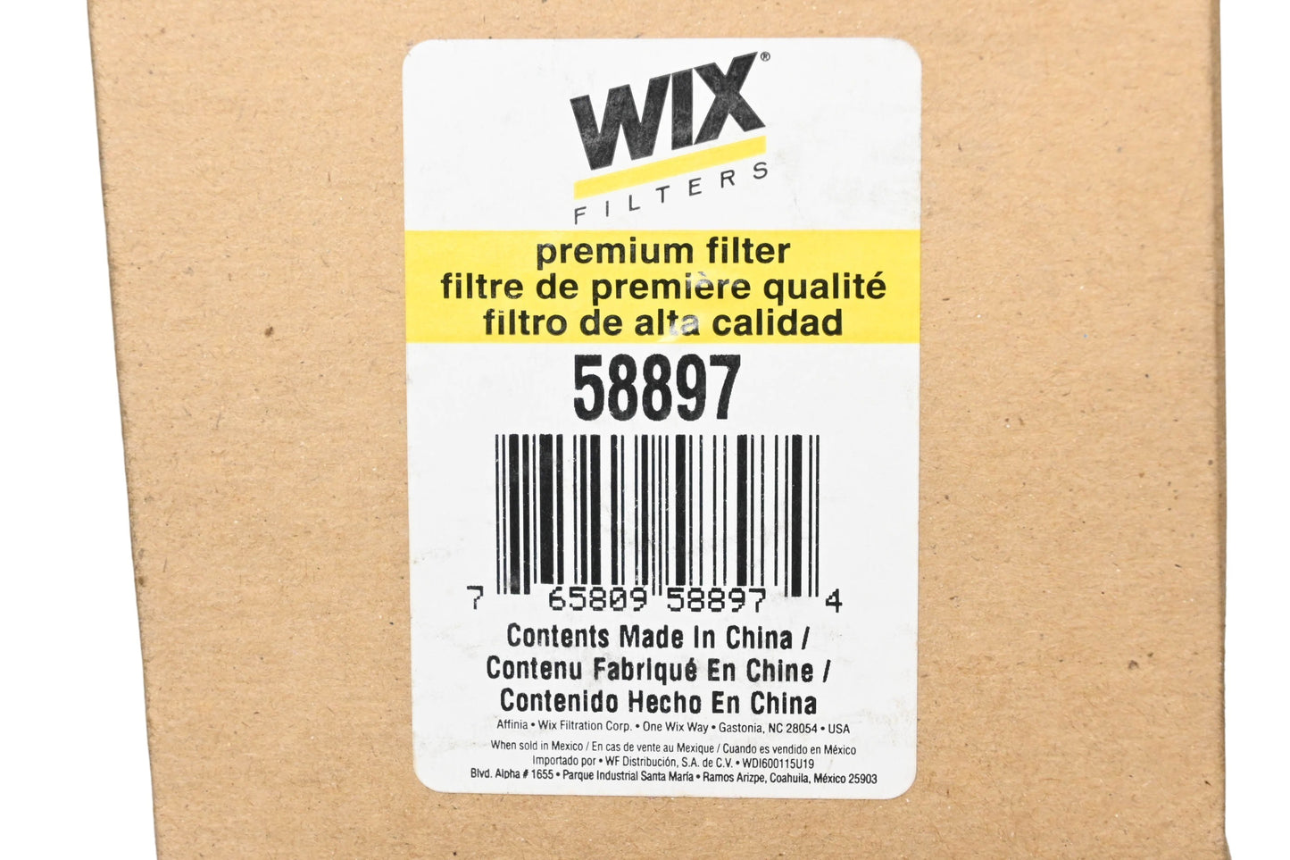 Wix 58897 Transmission Filter Kit NOS