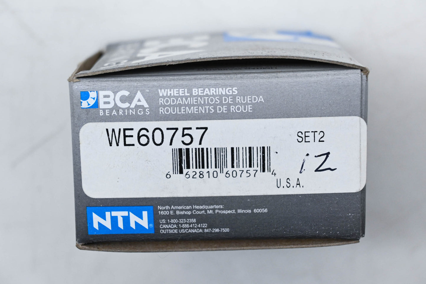 BCA WE60757 Tapered Roller Bearing Kit NOS