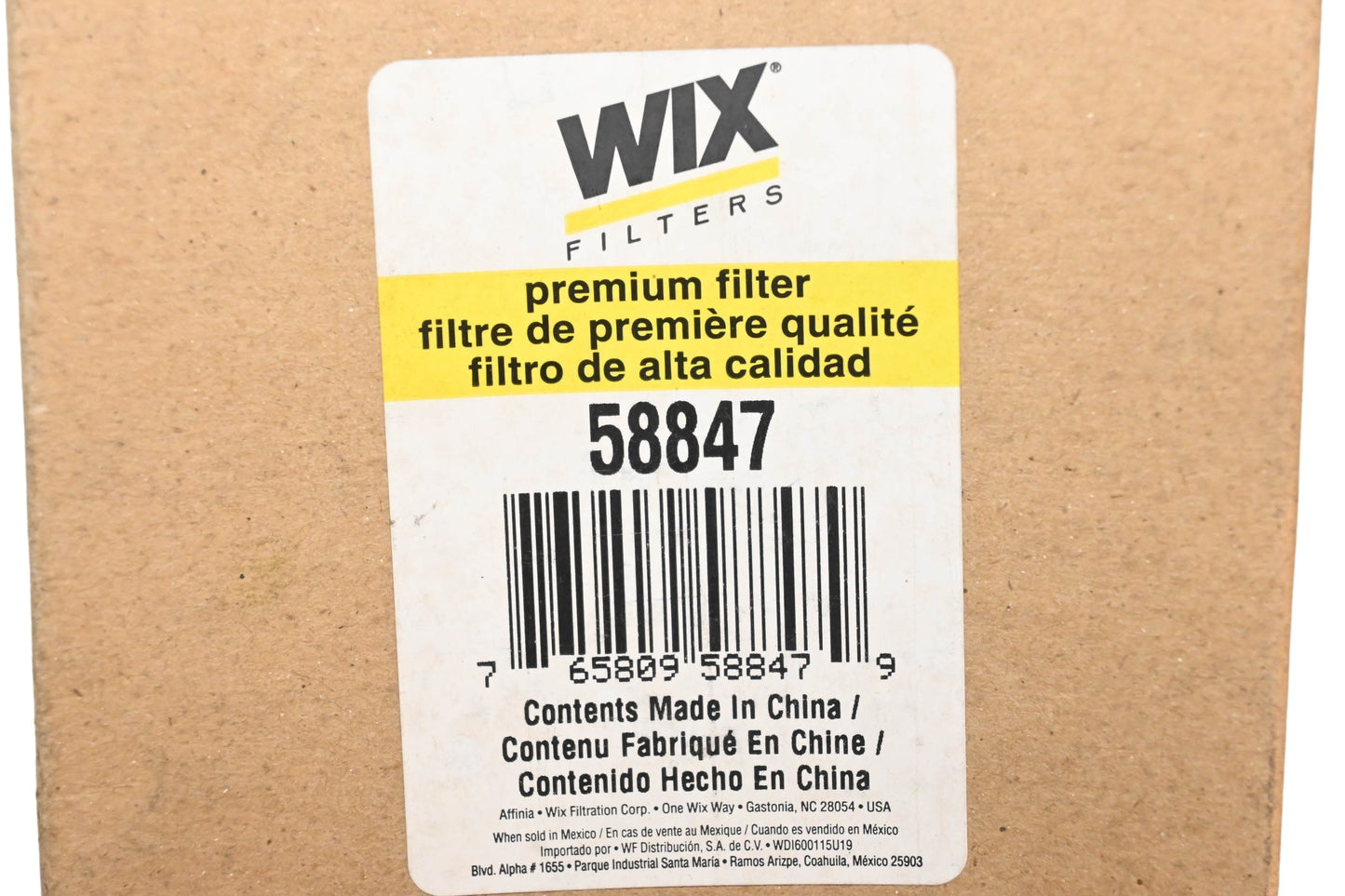 Wix 58847 Transmission Filter Kit NOS