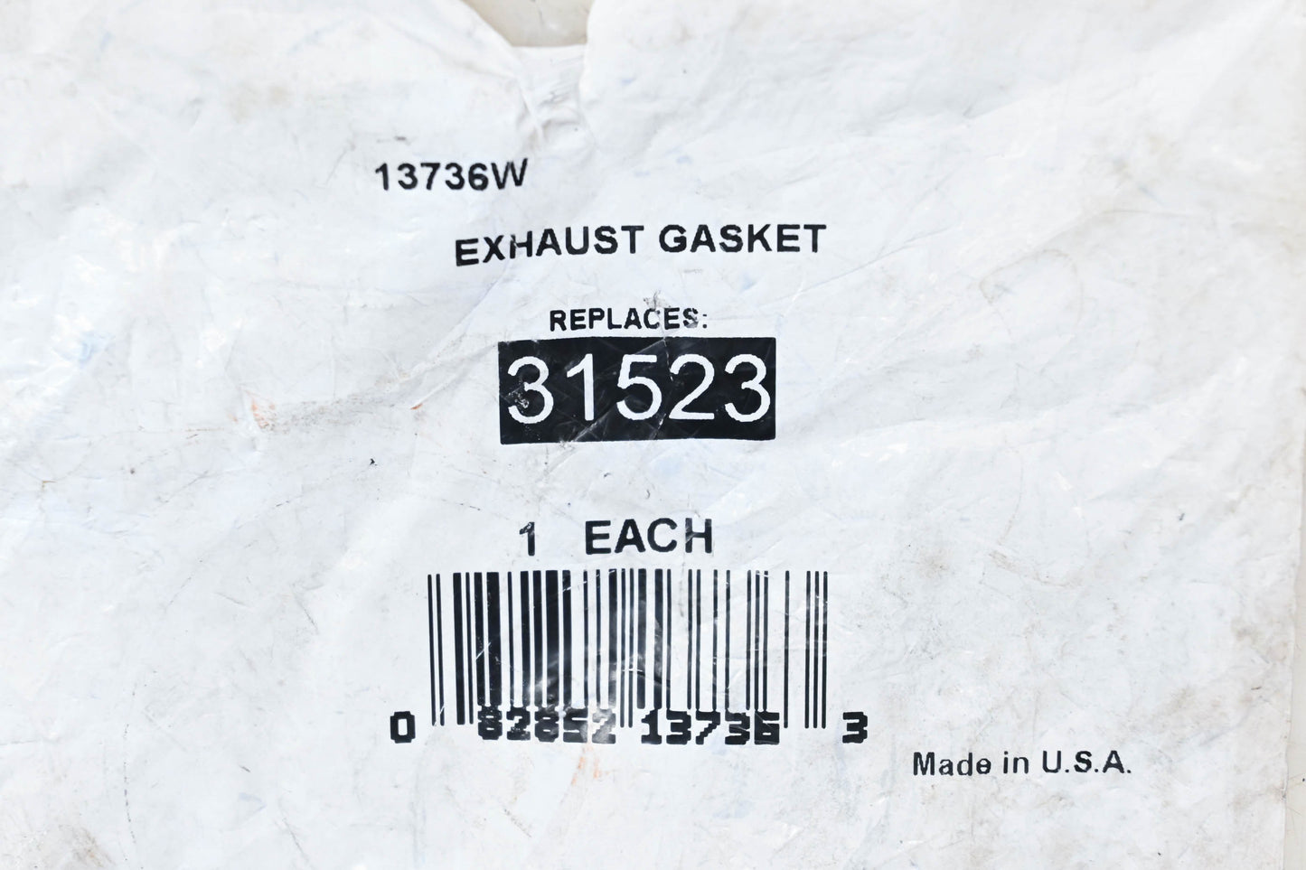 Aftermarket 31523, 13736W Exhaust Pipe Flange Gasket NOS