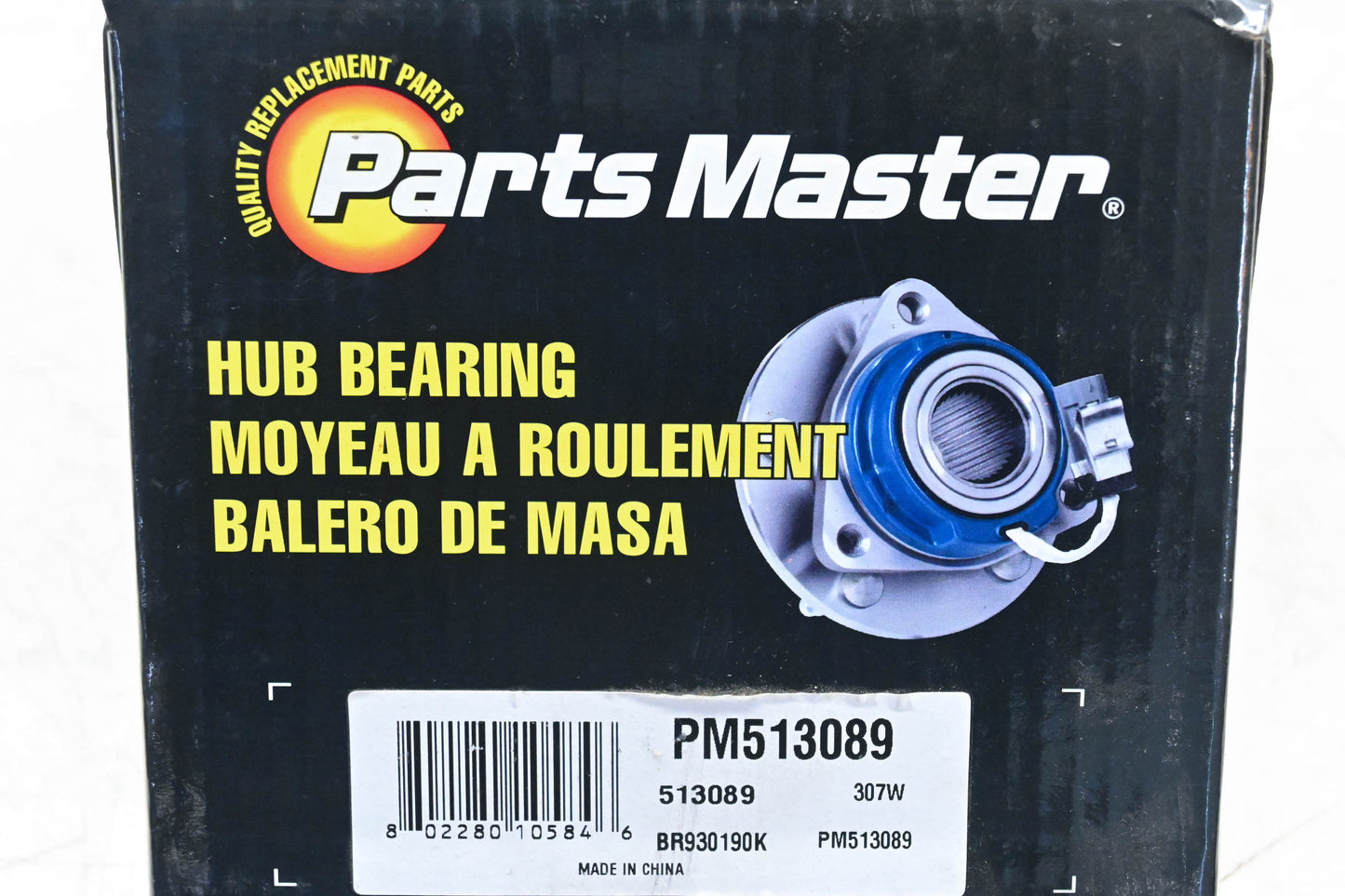 Parts Master PM513089, BR930190K, 513089 Wheel Bearing & Hub Assembly NOS