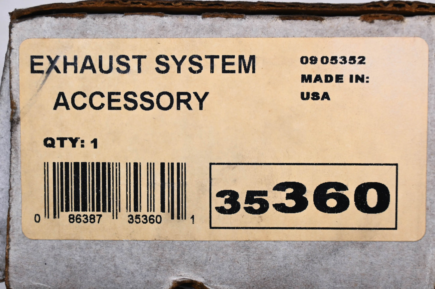 Aftermarket 35360 Exhaust System Accessory NOS