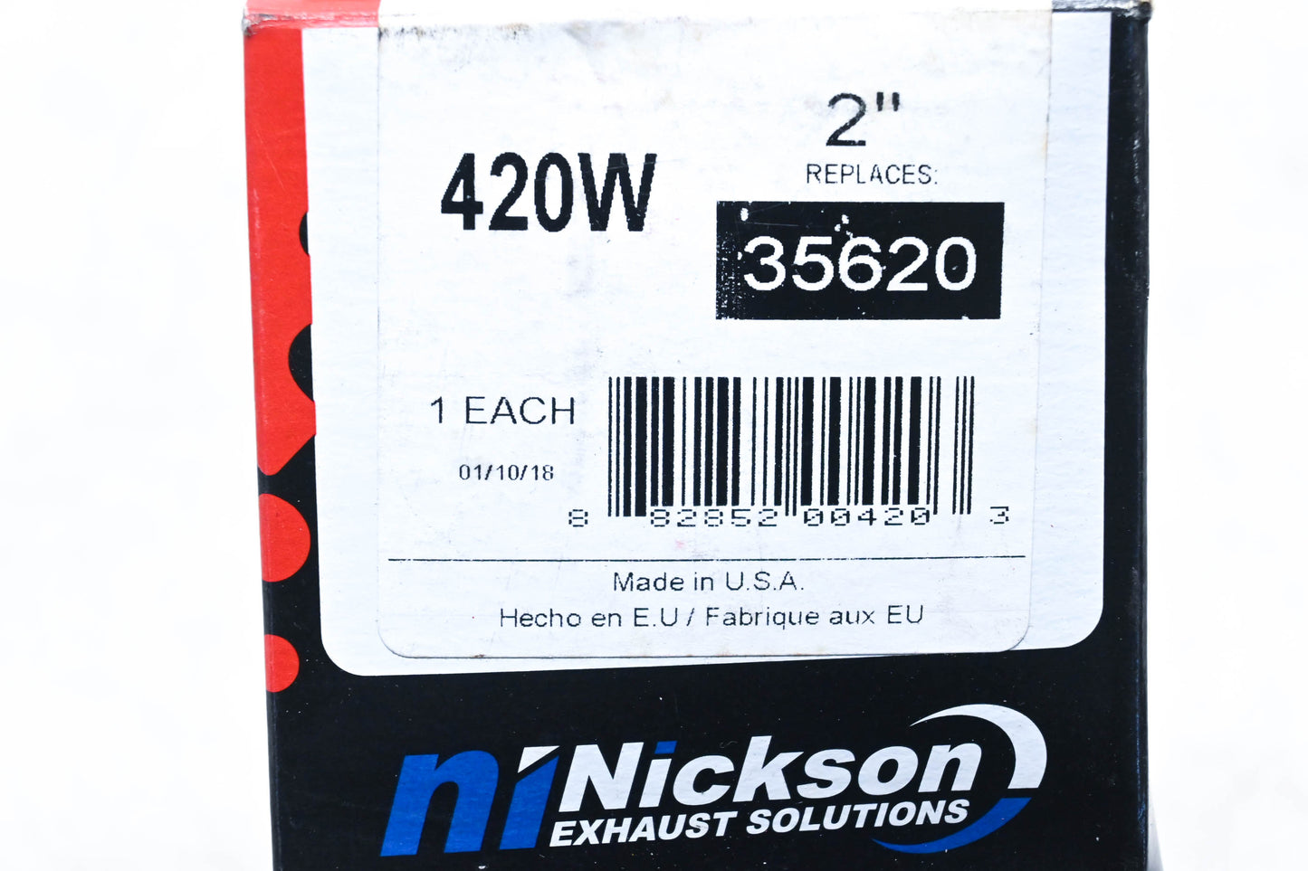 Nickson 35620, 420W Exhaust Band Clamp Kit NOS