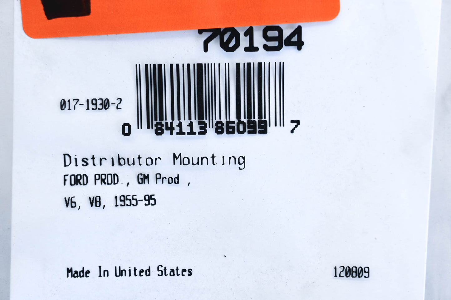 Fel-Pro 70194 Distributor Mounting Gasket NOS