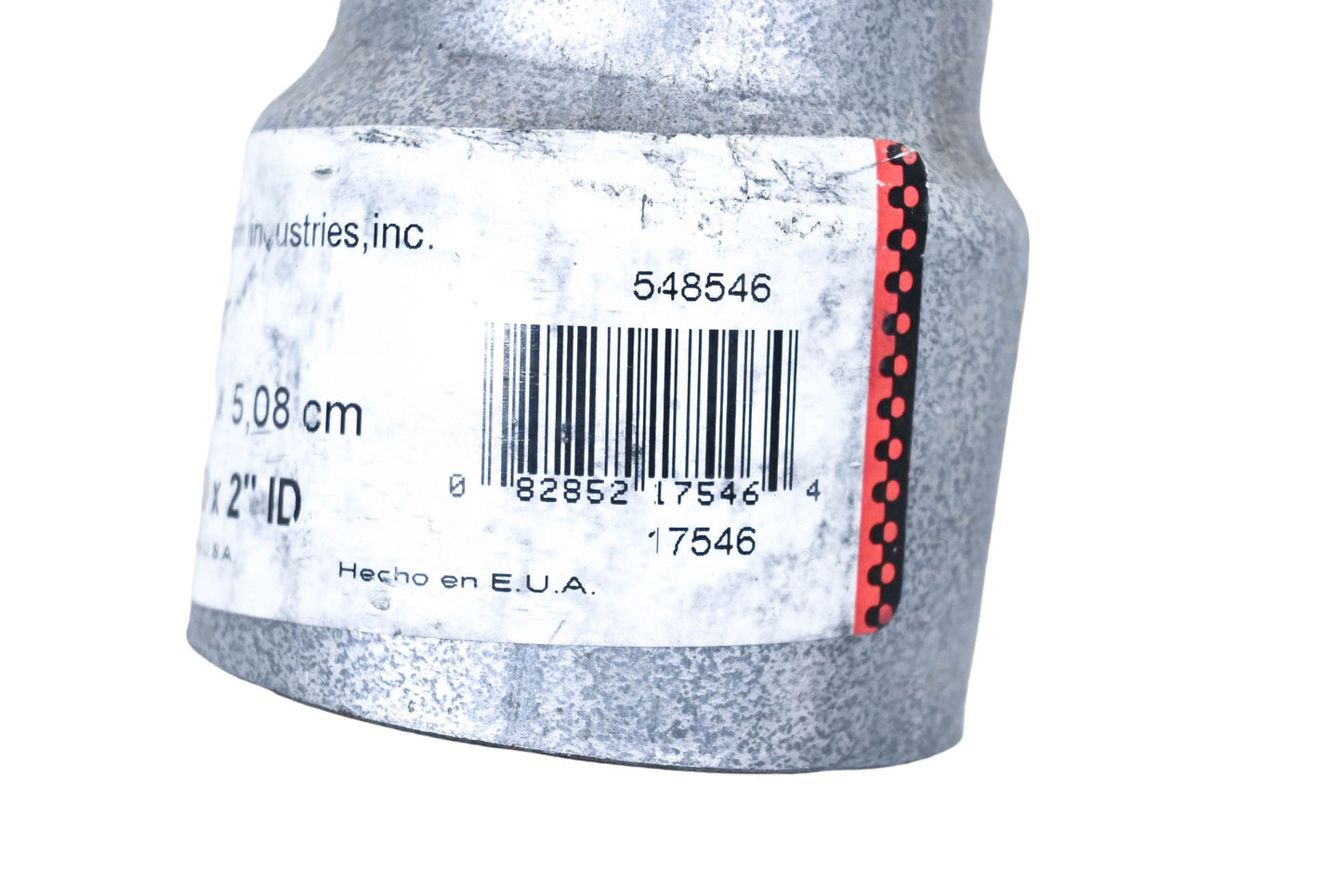 Nickson 17546, 548546 Exhaust Pipe Adapter NOS