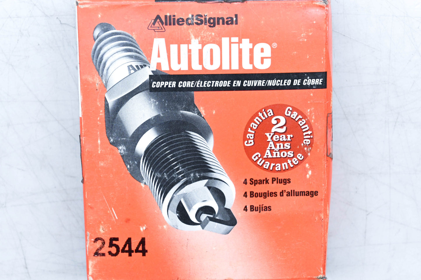 Autolite 2544 Copper Core Spark Plugs Qty 4 NOS