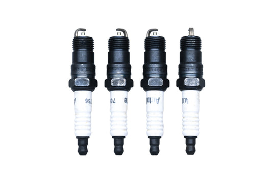 Autolite 766 Copper Core Resistor Spark Plugs Qty 4 NOS