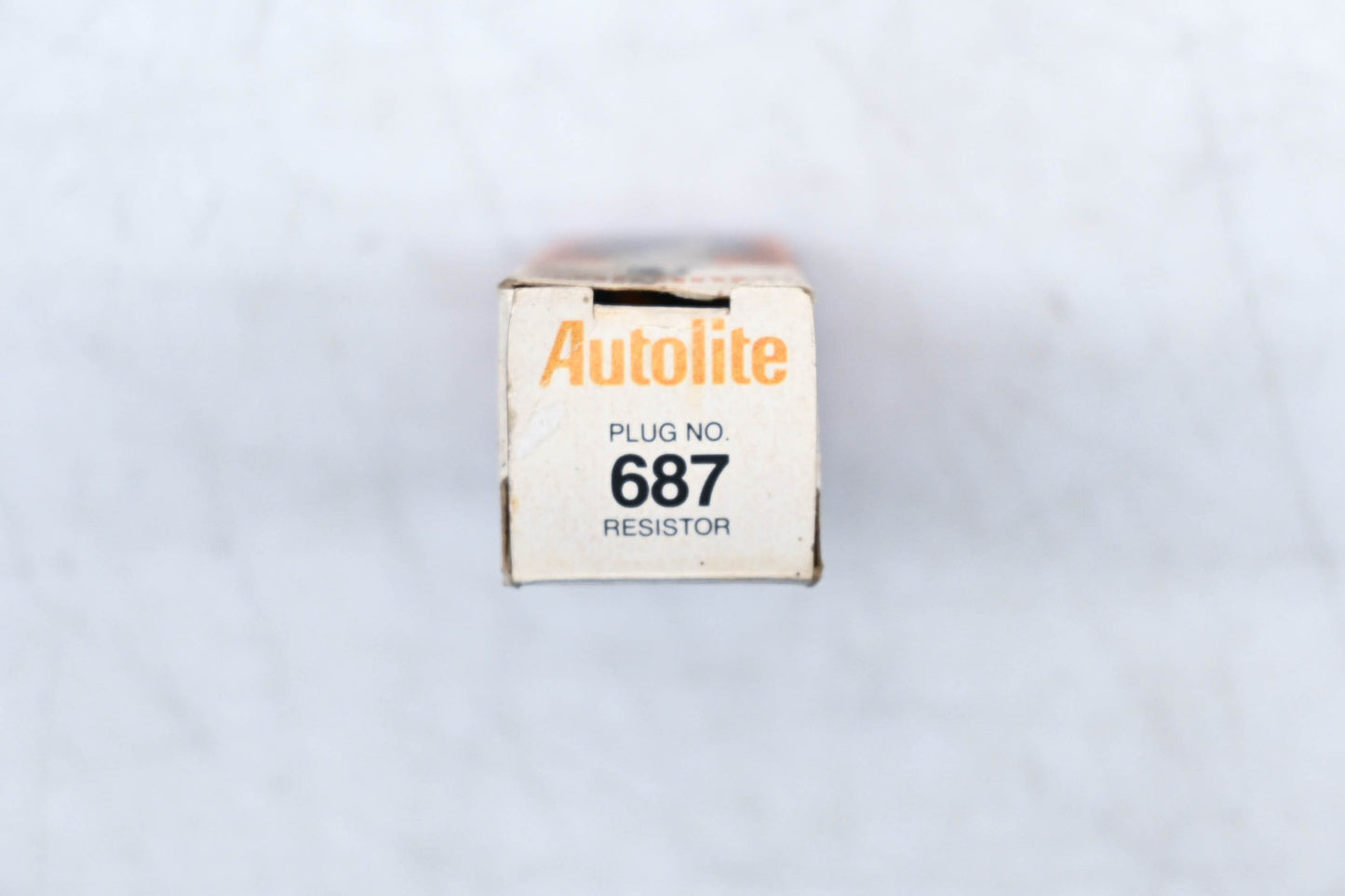 Autolite 687 Copper Core Resistor Spark Plugs Qty 2 NOS