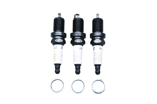 Autolite 5184 Copper Core Resistor Spark Plug Kit Qty 3 NOS