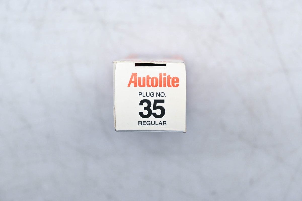 Autolite 35 Copper Core Regular Spark Plugs Qty 2 NOS