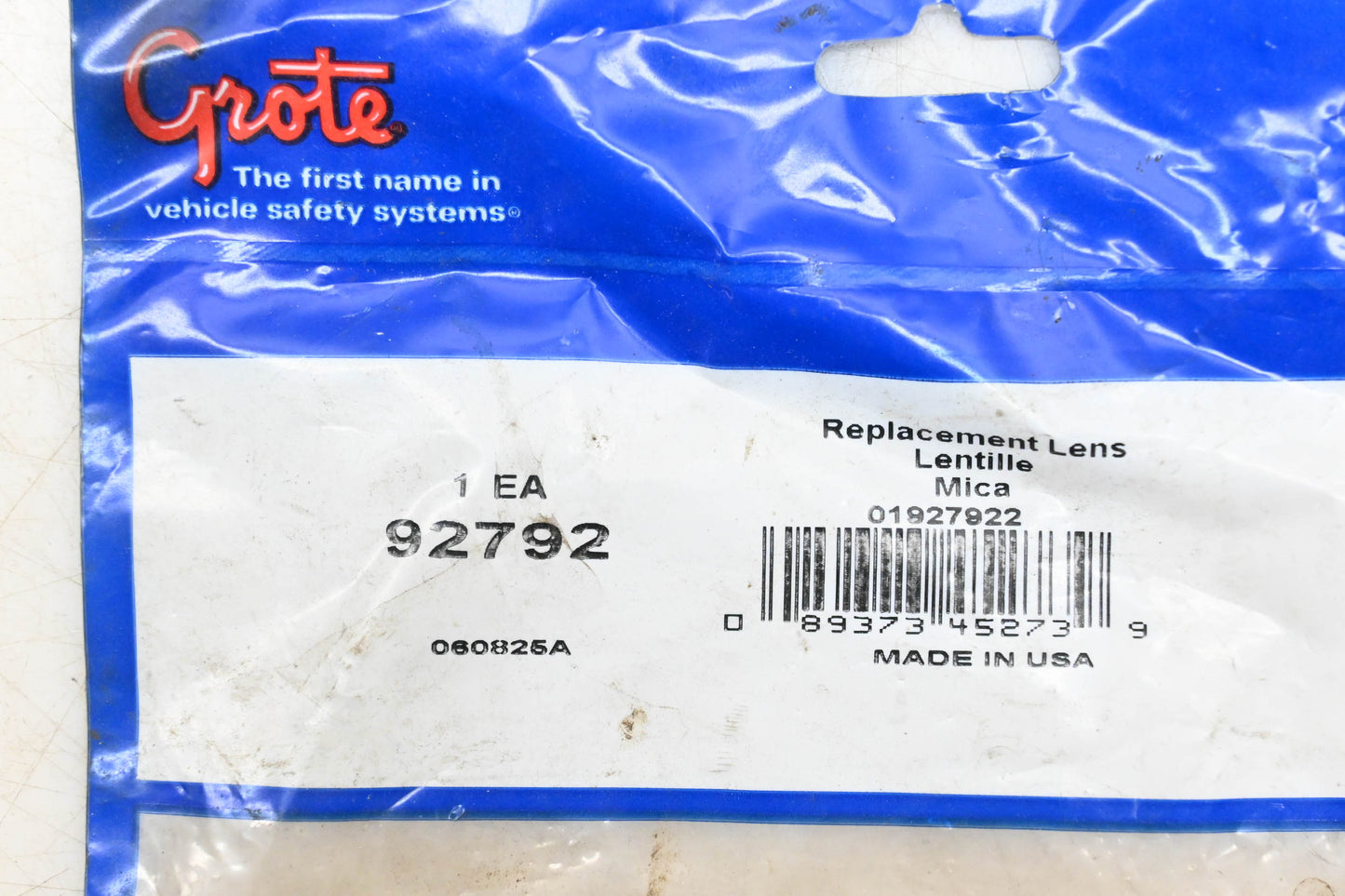 Grote 92792 Red Replacement Lens NOS