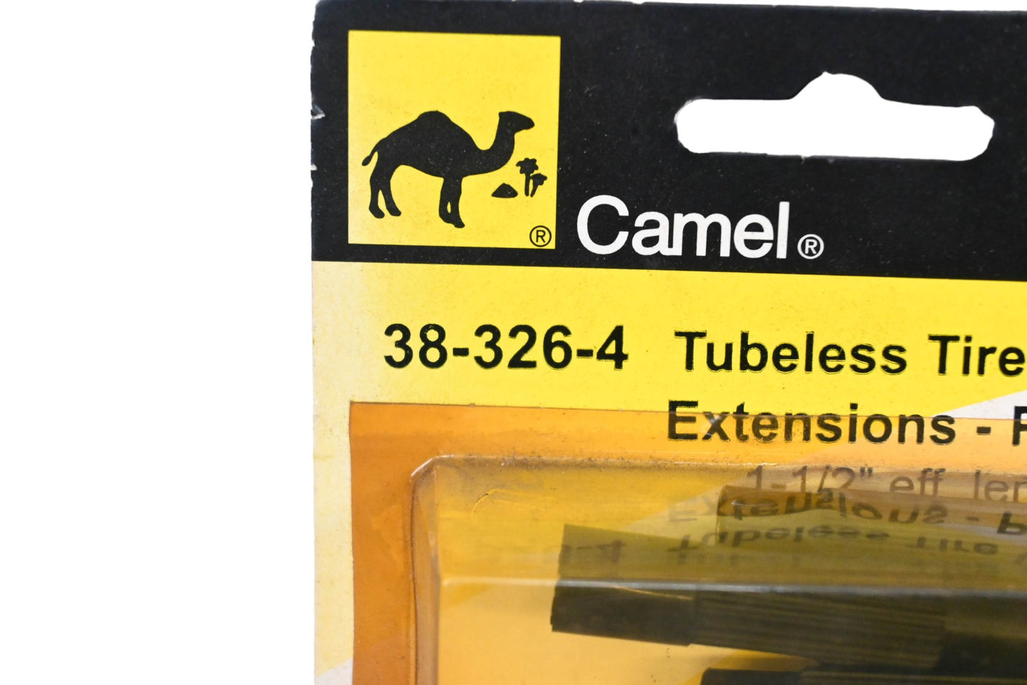 Camel 38-326-4 Plastic Tubeless Tire Valve Extensions Qty 4 NOS