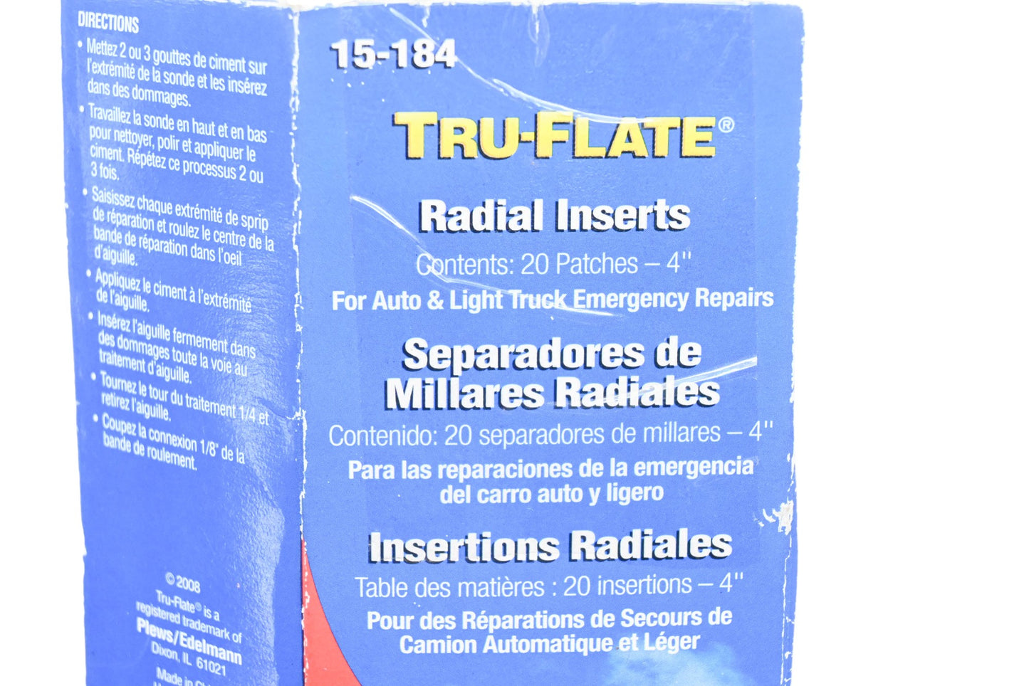 Tru-Flate 15-184 Radial Inserts Qty 9 NOS