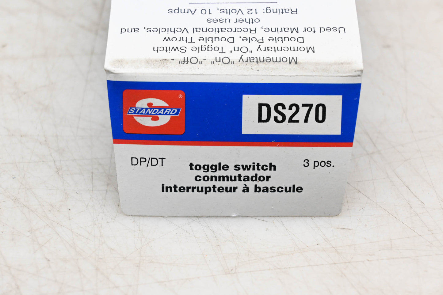 Standard DS270 Toggle Switch Assembly NOS