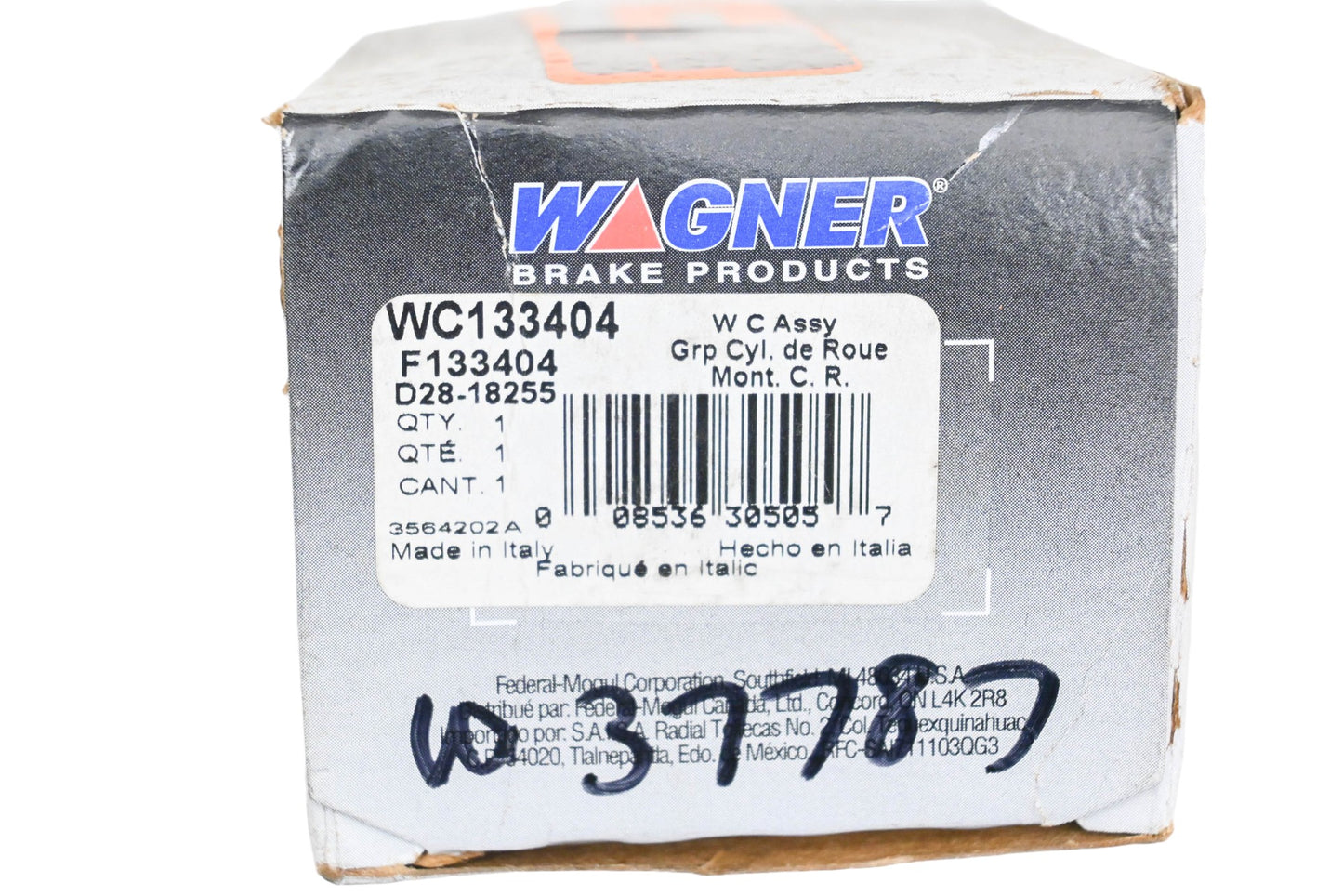 Wagner WC133404, F133404, D28-18255 Drum Brake Wheel Cylinder Assembly NOS