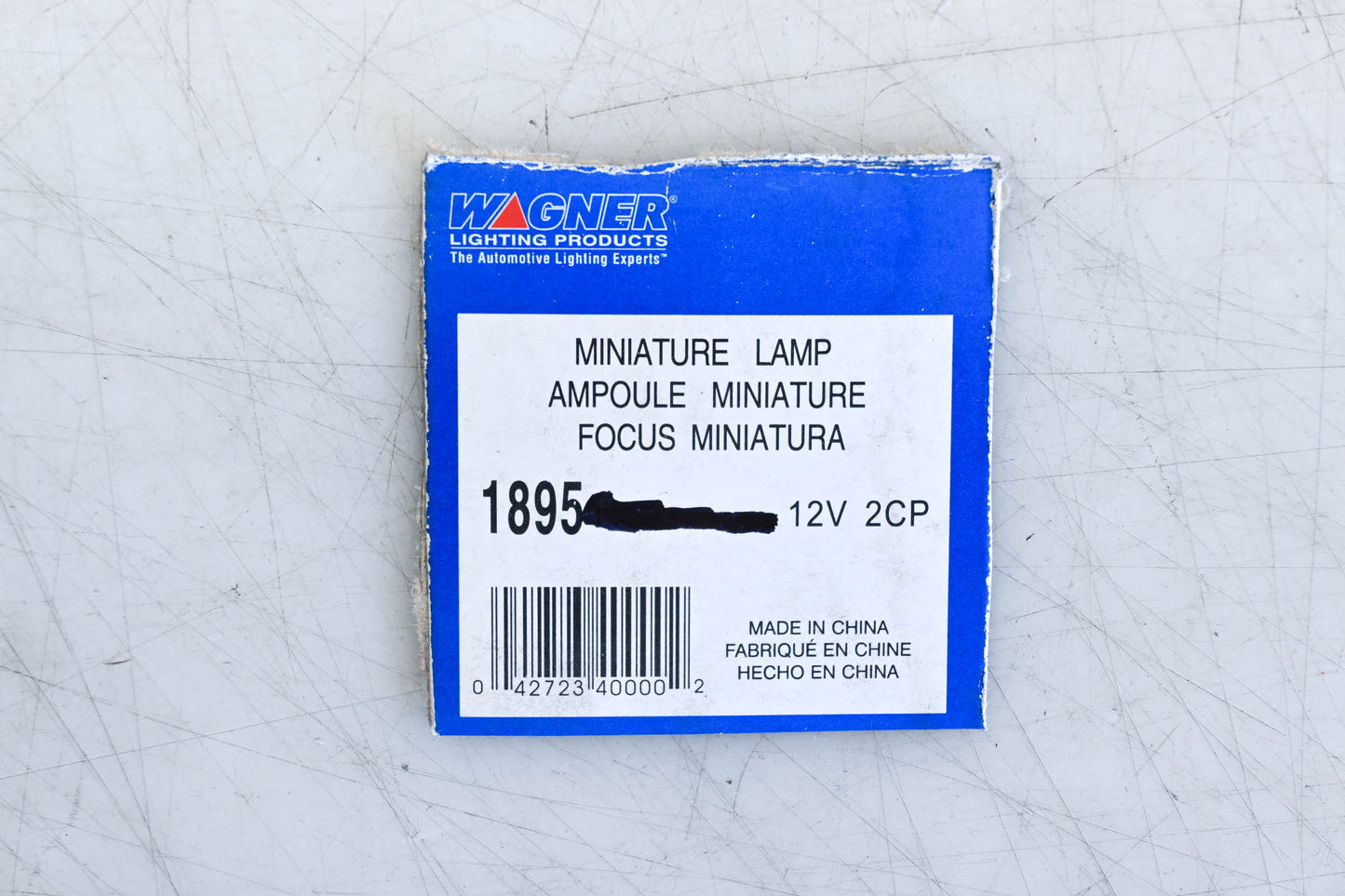 Wagner 1895 Miniature Lamps Qty 2 NOS
