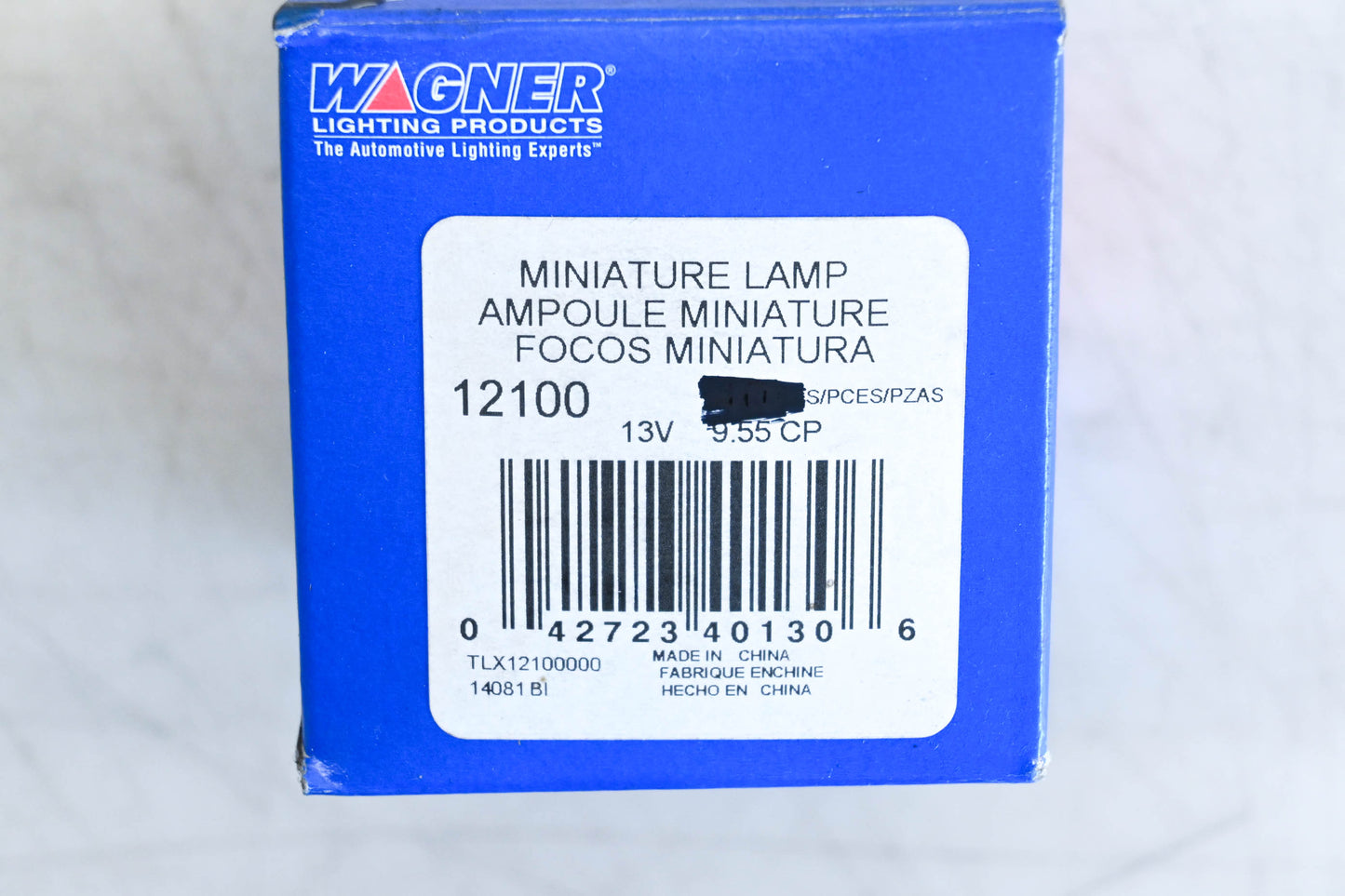Wagner 12100 Multi-Purpose Miniature Light Bulbs Qty 2 NOS