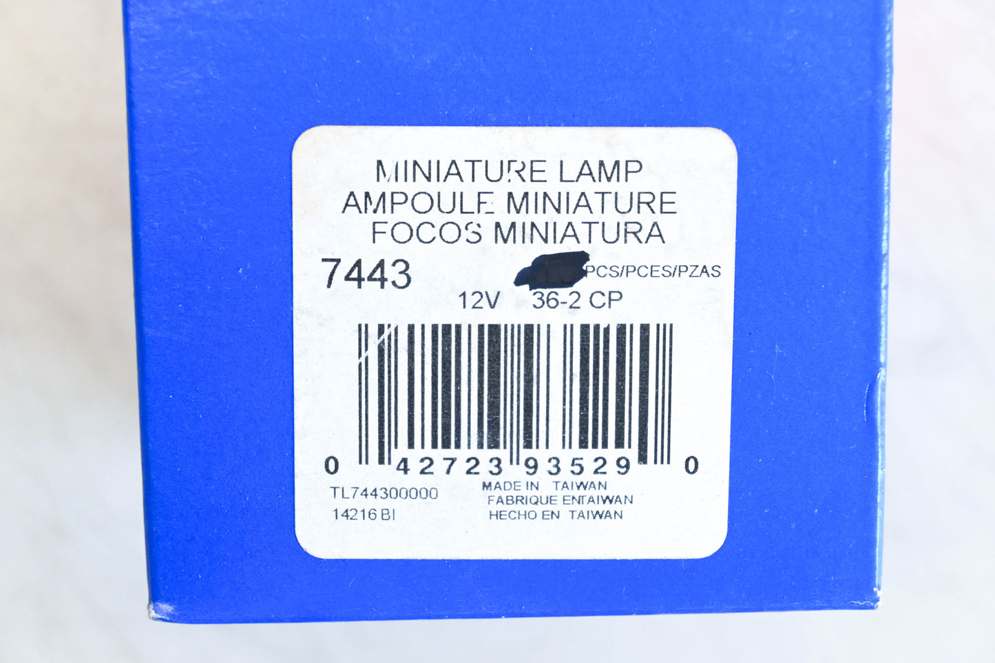 Wagner 7443 Multi-Purpose Light Bulb NOS