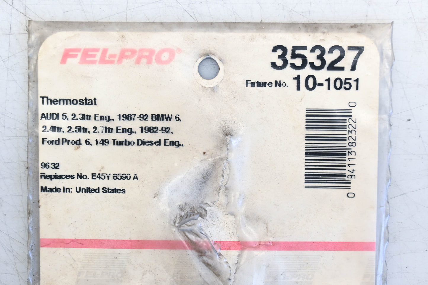 Fel-Pro 35327, 10-1051, E45Y 8590 A Water Outlet Gasket NOS
