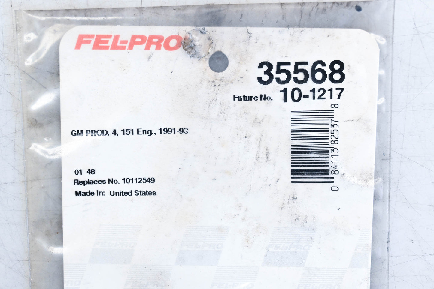 Fel-Pro 35568, 10-1217, 10112549 Coolant Outlet Gasket NOS