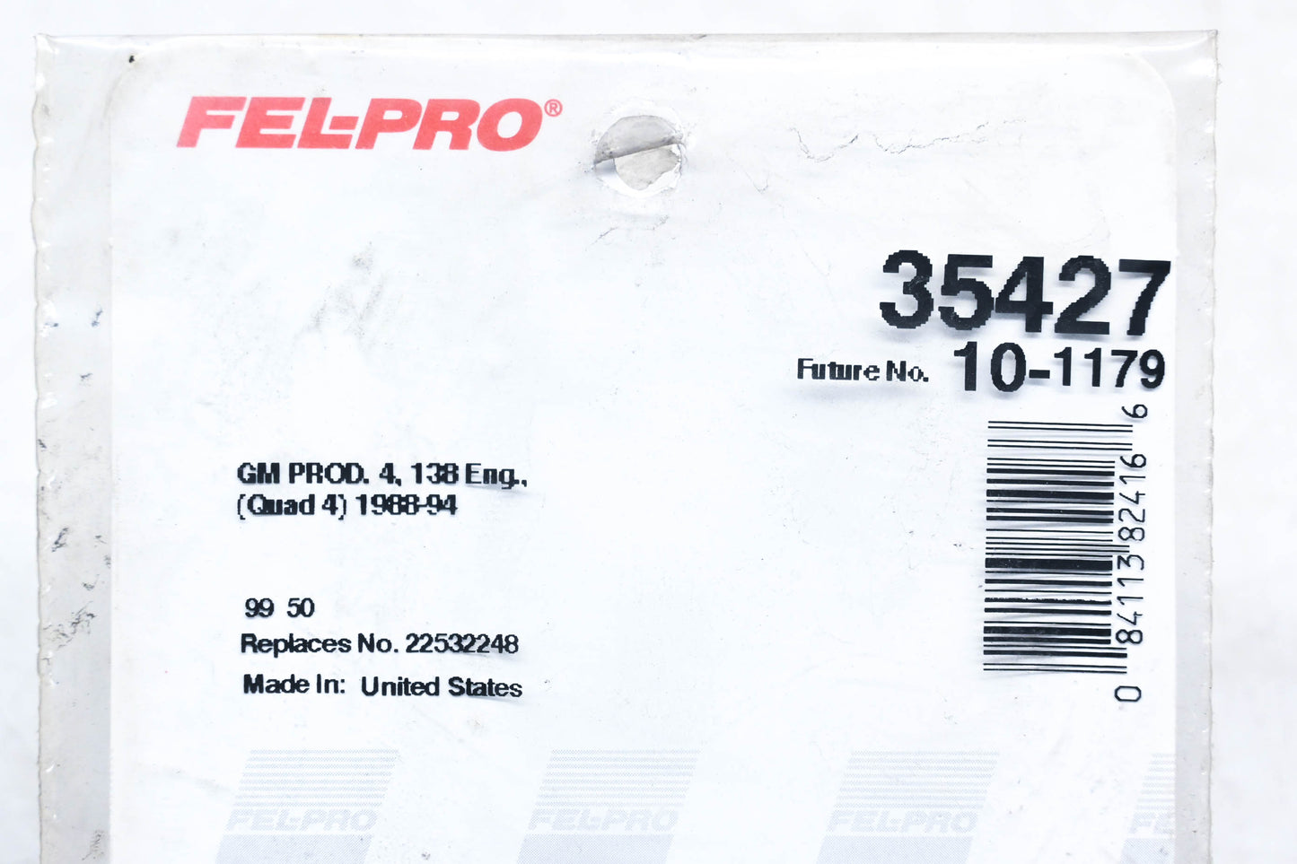 Fel-Pro 35427, 10-1179, 22532248 Coolant Outlet Gaskets Qty 2 NOS
