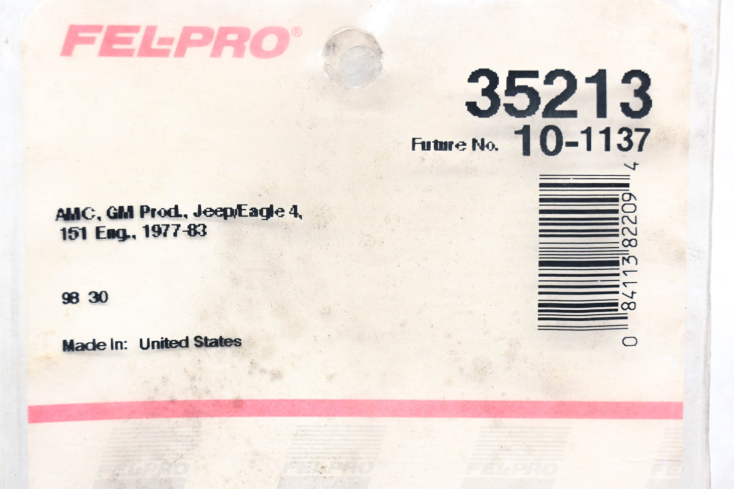 Fel-Pro 35213, 10-1137 Coolant Outlet Gaskets Qty 2 NOS