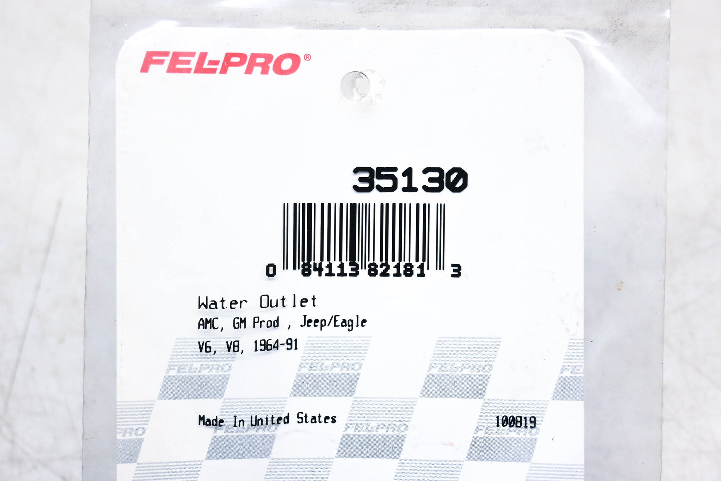 Fel-Pro 35130 Coolant Outlet Gaskets Qty 3 NOS