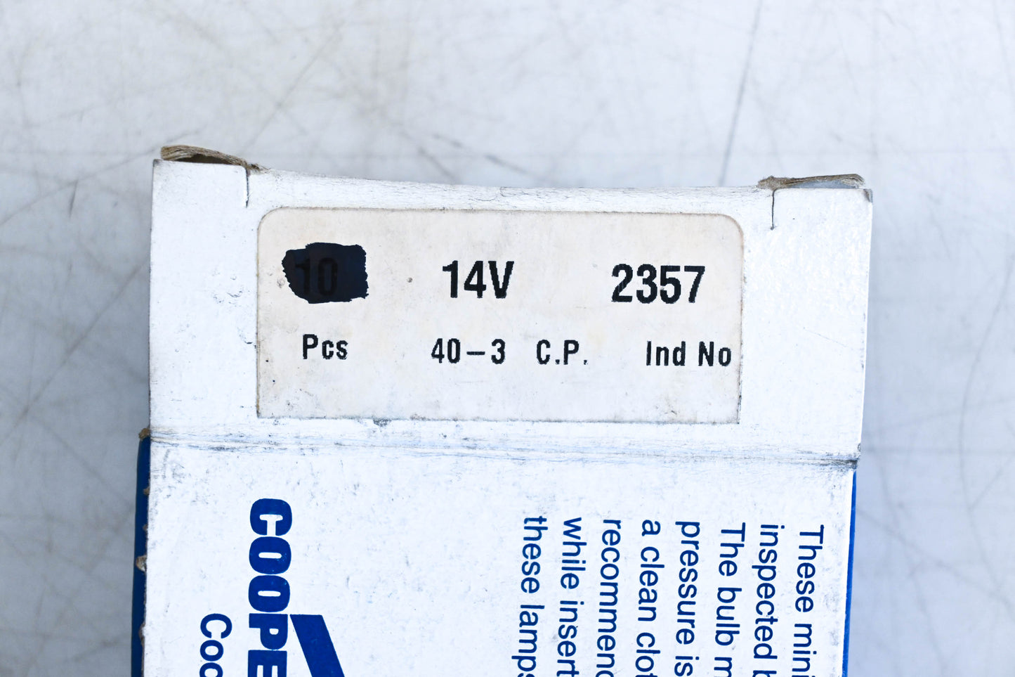 Wagner 2357, T2357 Multi-Purpose Miniature Light Bulbs Qty 2 NOS