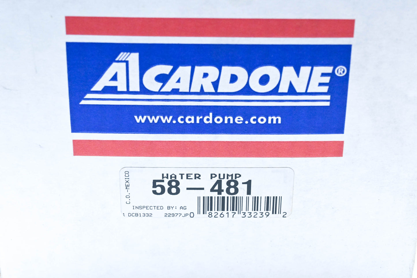 A1 Cardone 58-481 Remanufactured Water Pump Kit NOS