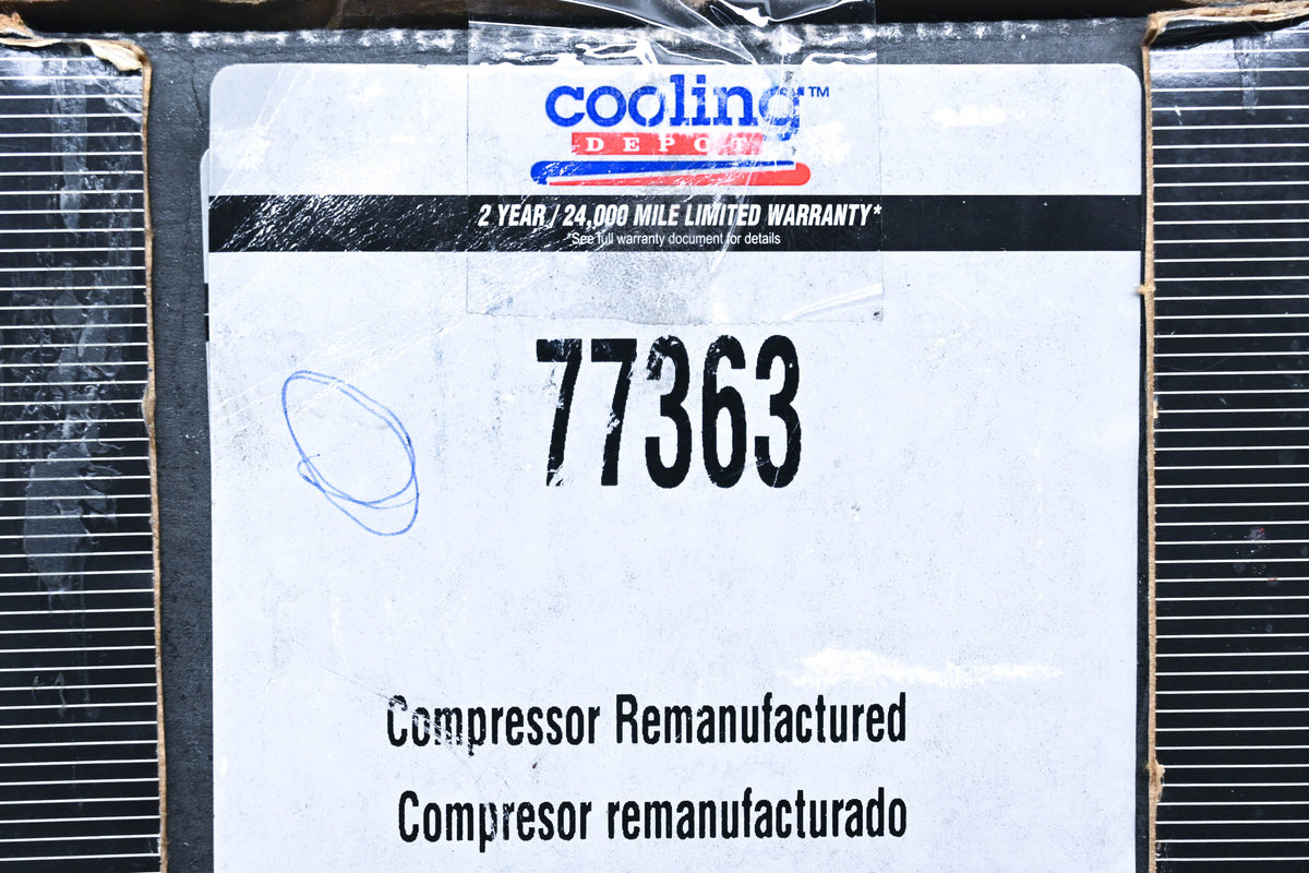 Cooling Depot 77363 Four Seasons Remanufactured A/C Compressor