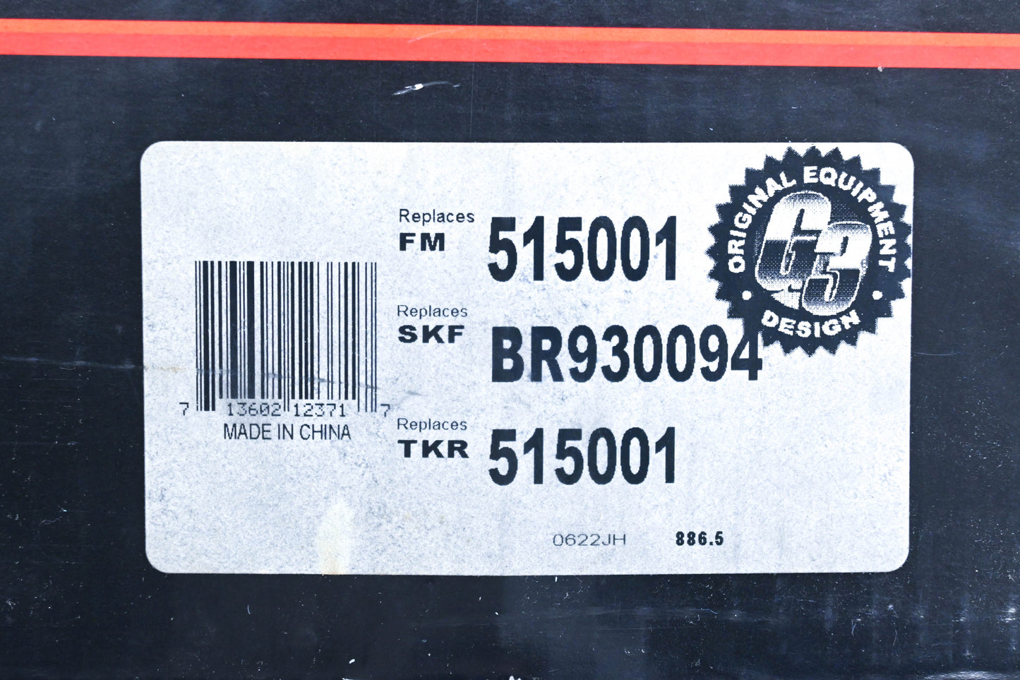 Auto Extra 515001, BR930094 Wheel Hub & Bearing Assembly NOS