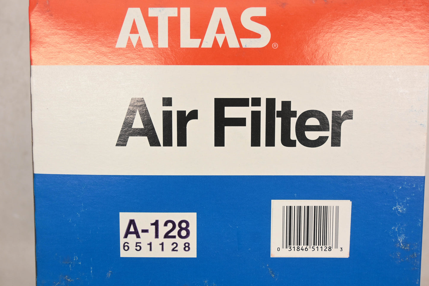 Atlas A-128, 651128 Air Filter NOS
