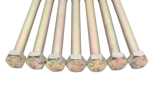 Aftermarket DE013-21 Grade 307A 1/2-13 x 10.5 x 3/4" Hex Head Bolts Qty 7