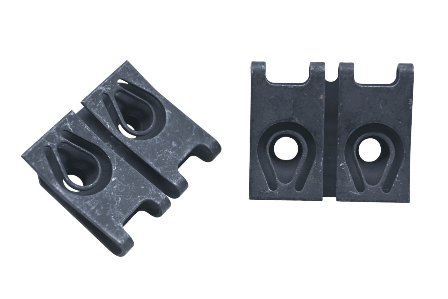 New OEM Ford W714663-S900 Mount 3/8-16 Nut Brackets Qty 2 NOS
