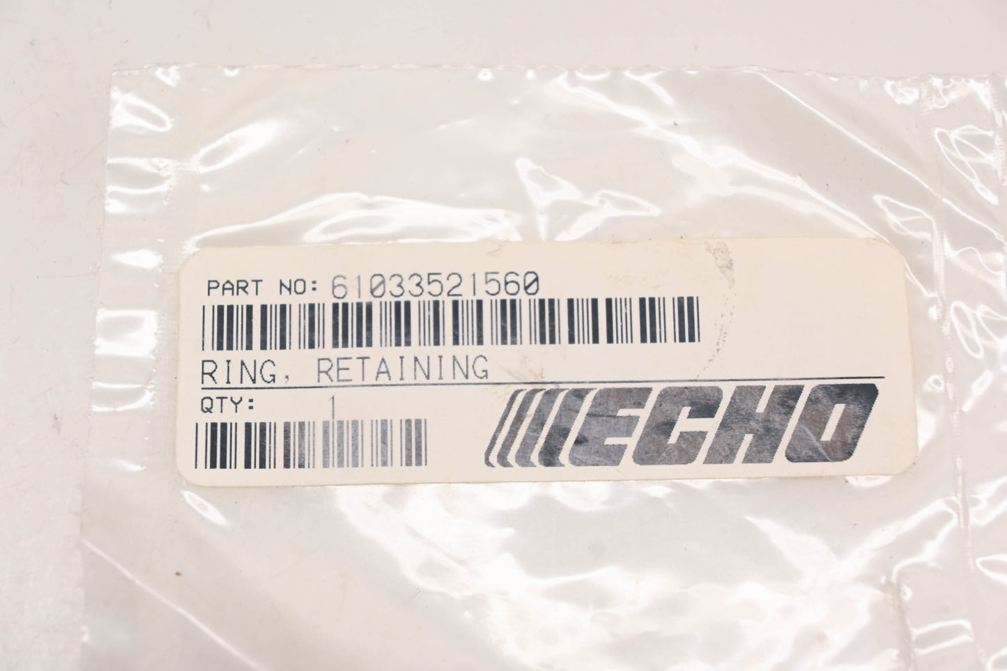 New OEM Echo 61033521560 Retaining Ring NOS