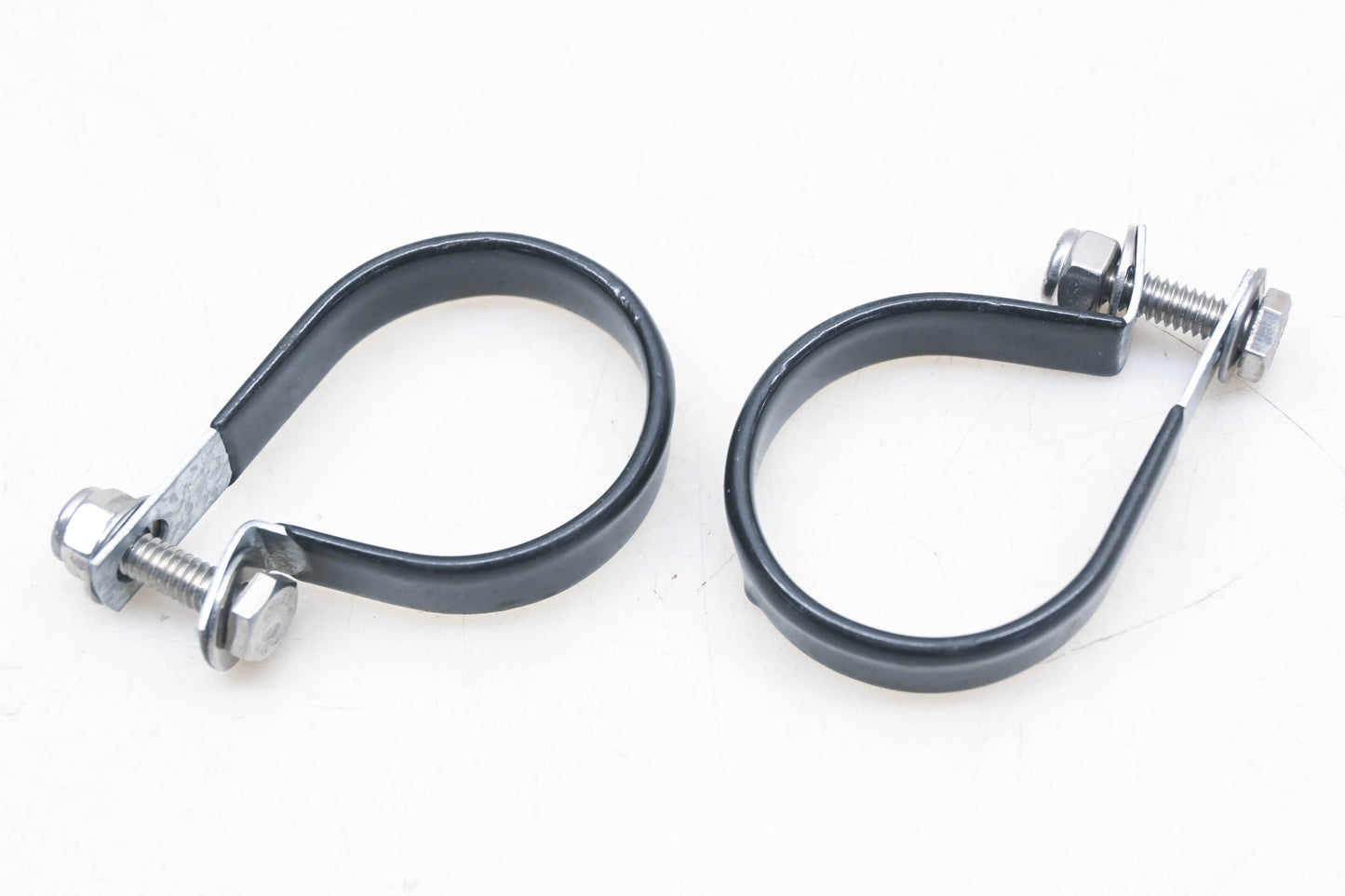 Aftermarket IQ029-8 Black 1-3/4" Cushioned Clamps Qty 2 NOS