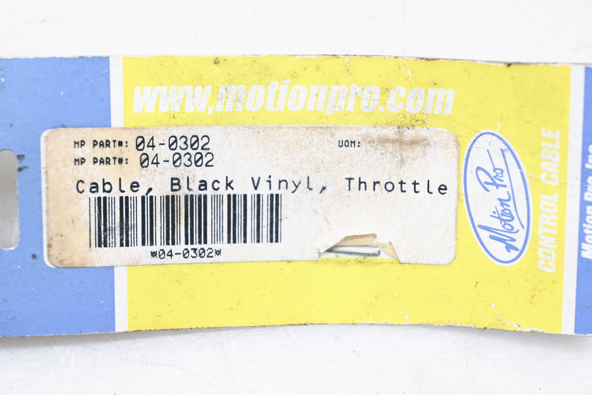 Motion Pro 04-0302 Black Vinyl Throttle Cable NOS