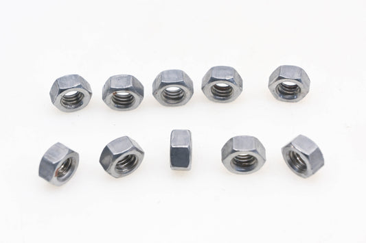Aftermarket YM001-12 5/16-18 x 1/2" x 1/2" Steel Nuts Qty 10 NOS