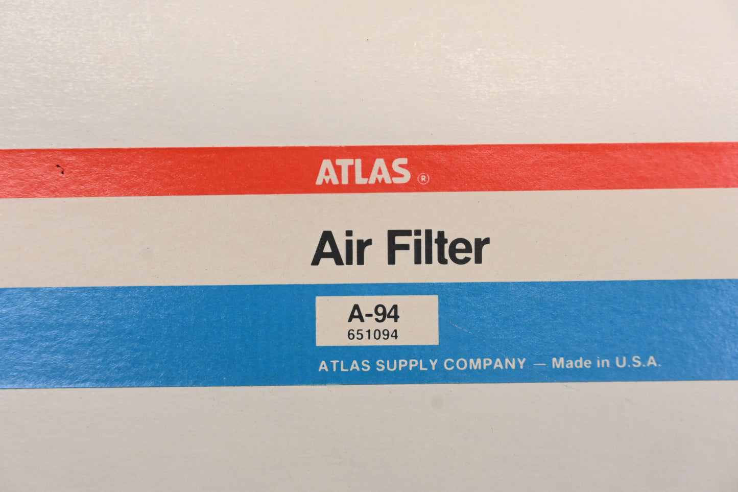Atlas A-94, 651094 Air Filter NOS